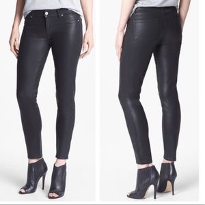 PAIGE Verdugo Ultra Skinny Black Fog Luxe Coating